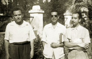 Juan Bernier, Ricardo Molina y Pablo García Baena