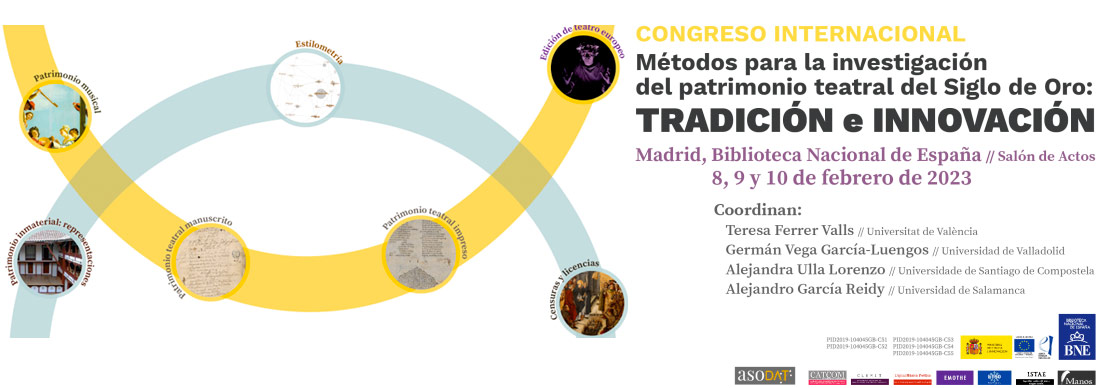Congreso Internacional Métodos para la investigación del patrimonio teatral del Siglo de Oro: tradición e innovación