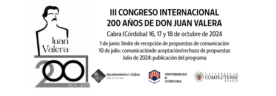 III Congreso Internacional Juan Valera