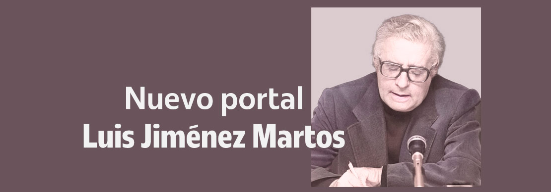 Inauguramos el portal de Luis Jiménez Martos